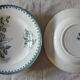 Lot 6 hollow plates old iron earth St Amand model Margot