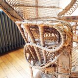 Emmanuelle rattan armchair