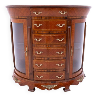 Chest of drawers - display cabinet, France, around 1920.