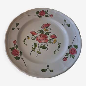 French craft decorative plate "Bouquets"