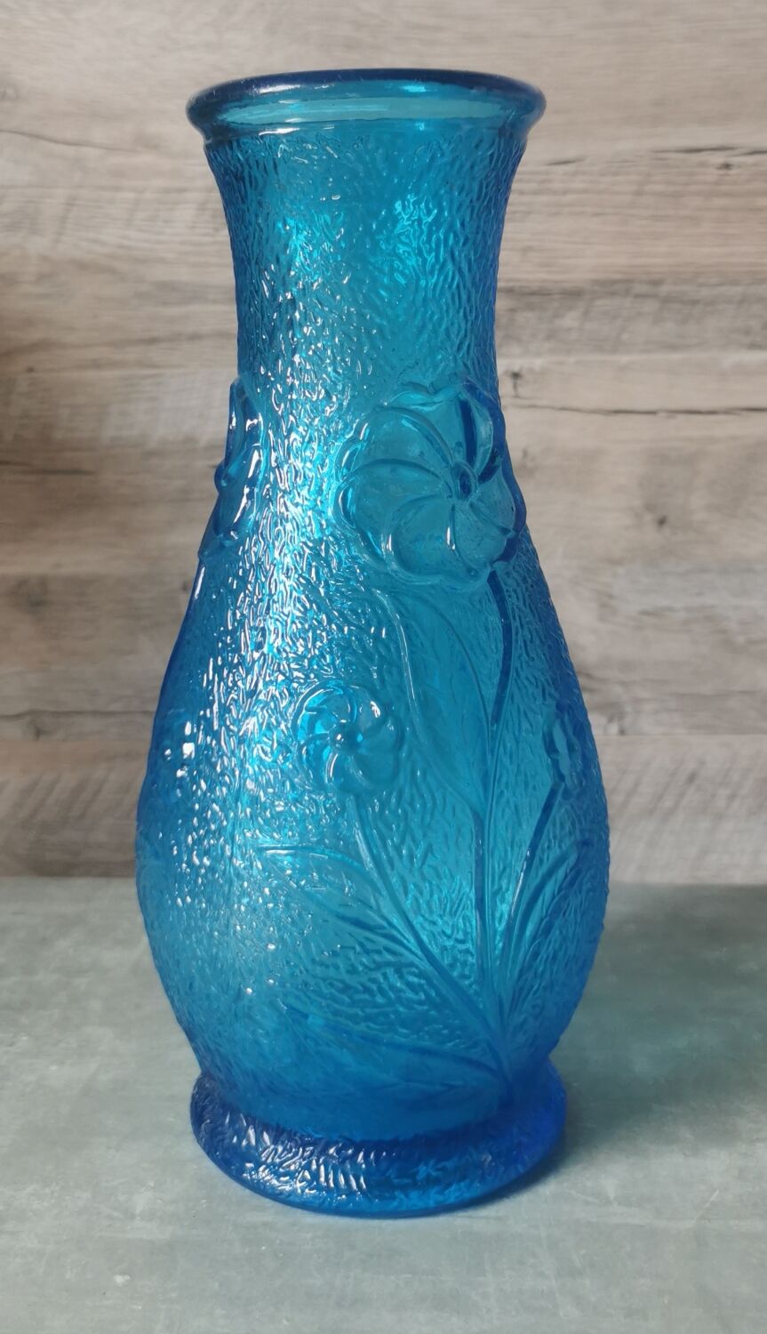 Italy molded glass vase