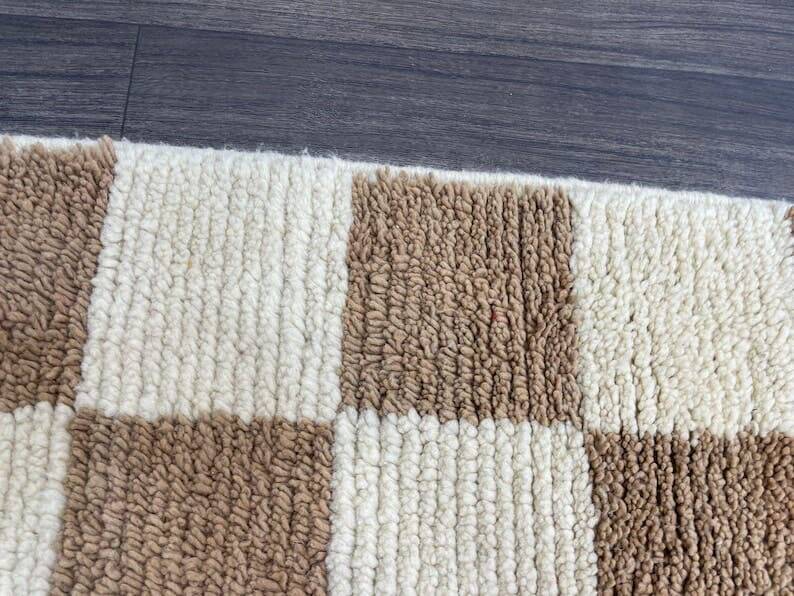 Handmade Moroccan Atlas wool rug size 140 x 260 cm
