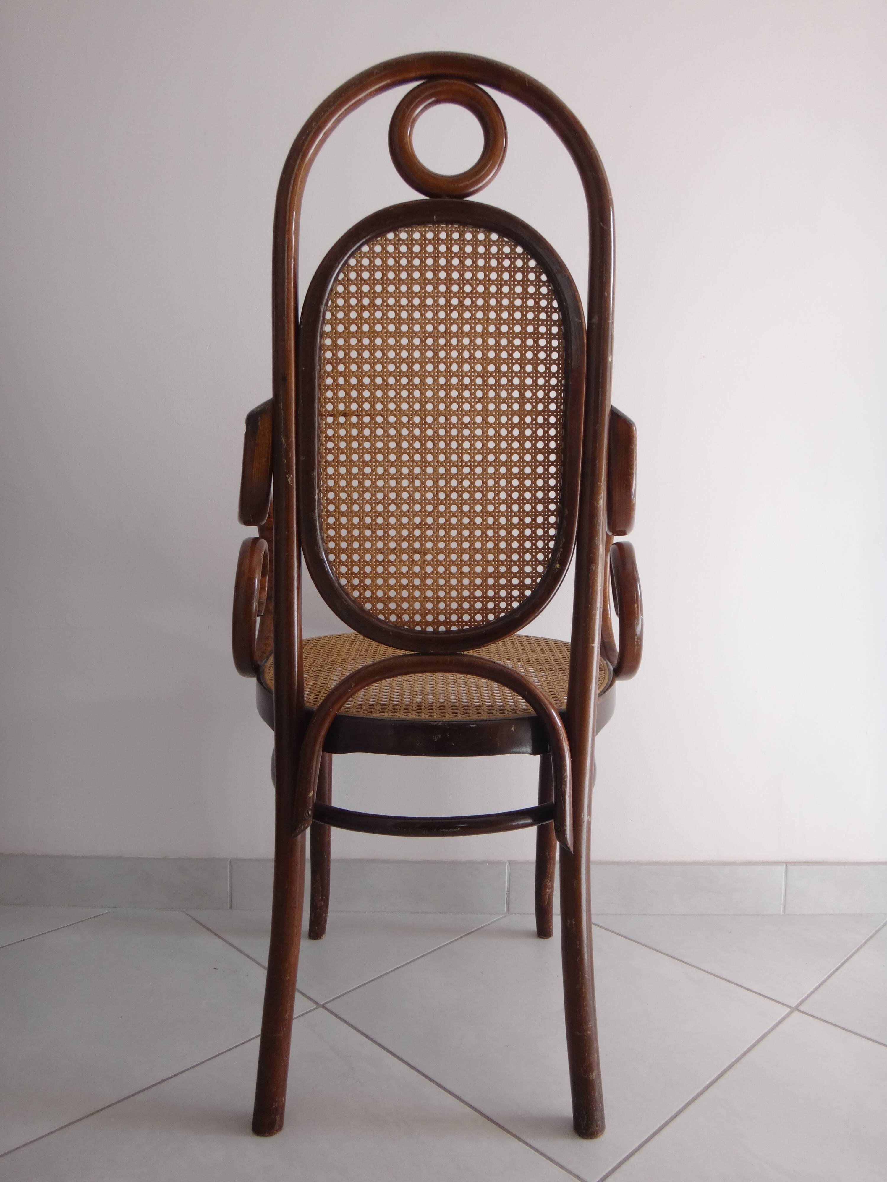 Curved chair around 1900