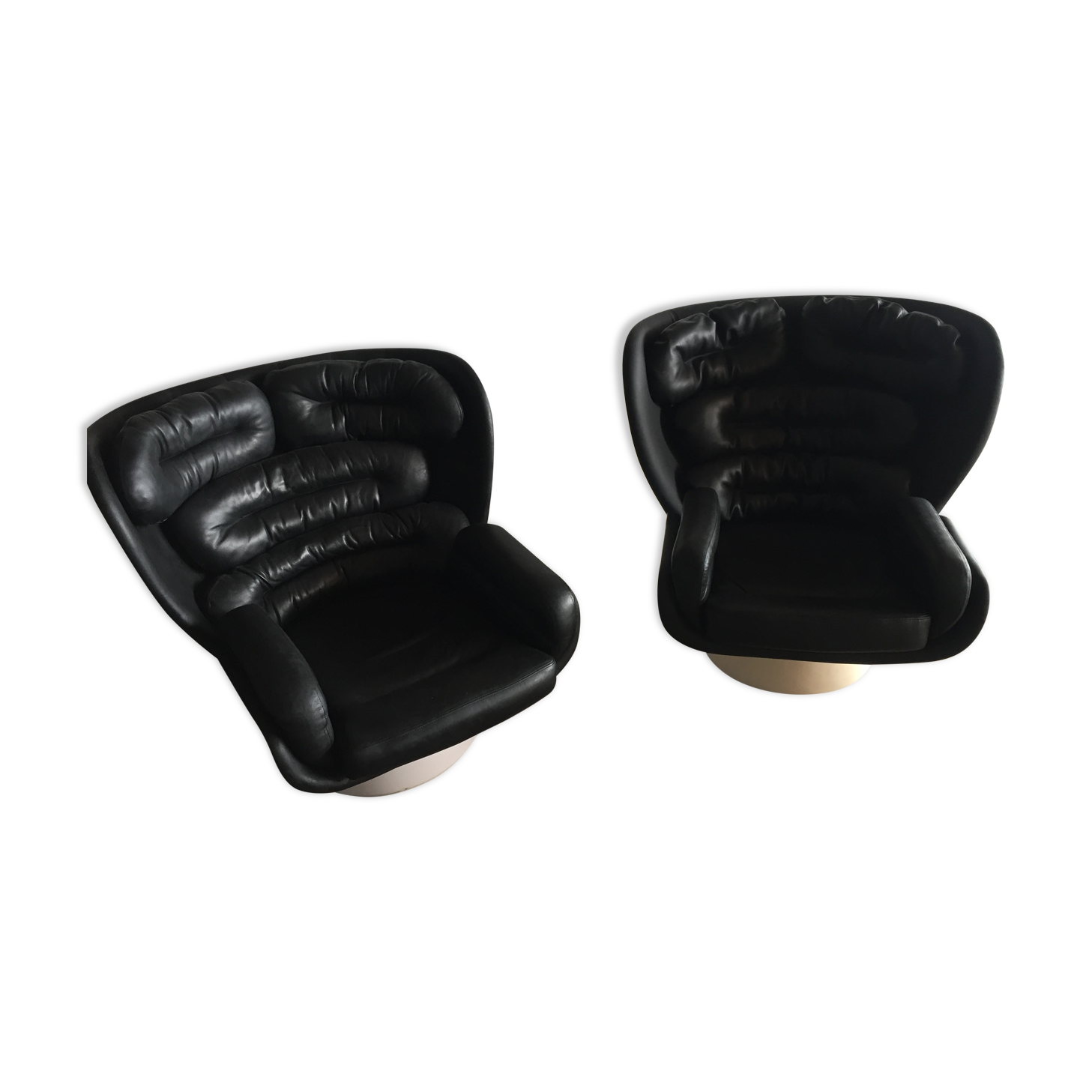 Fauteuils Elda Joe Colombo