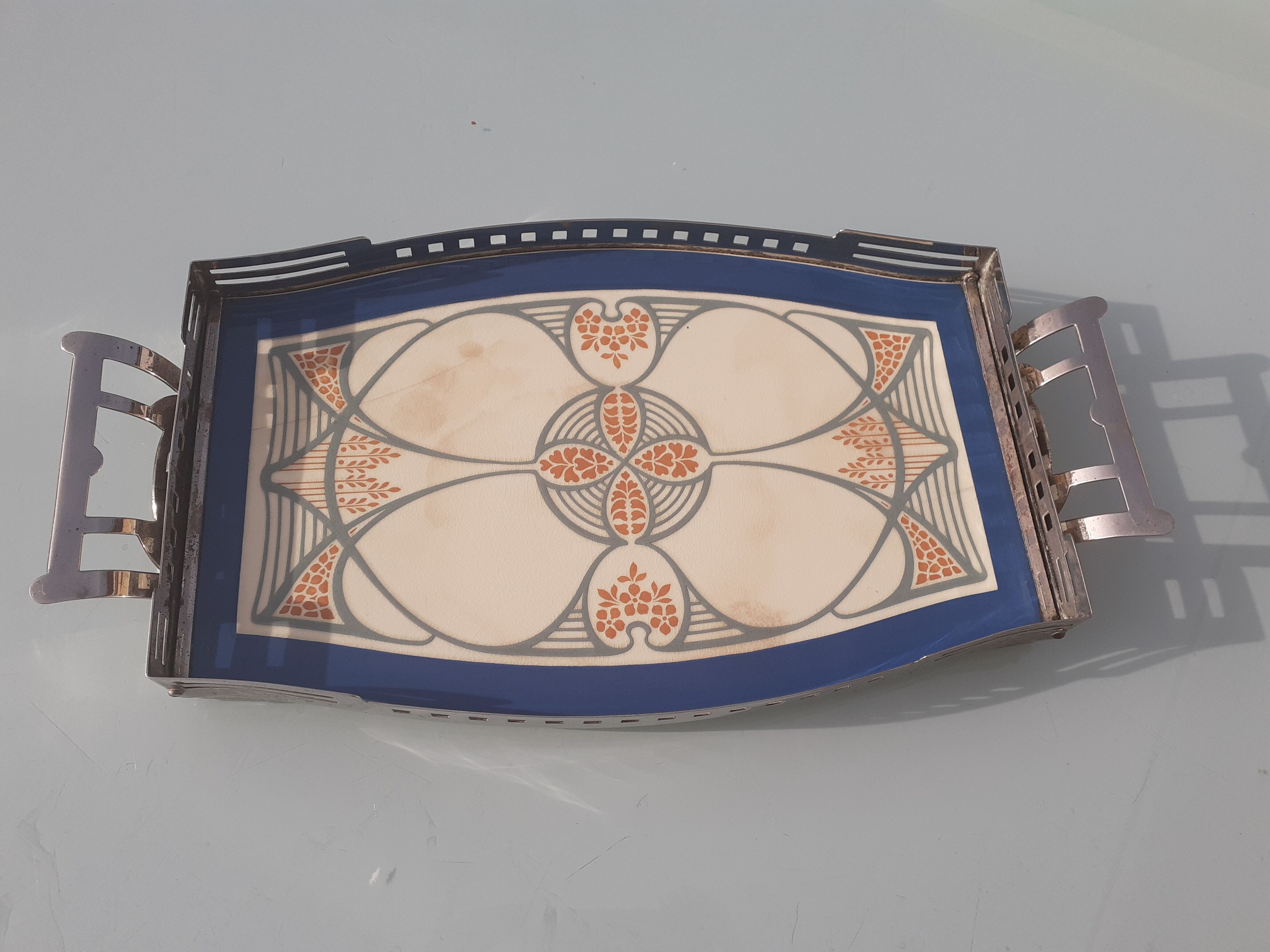 Plateau Villeroy and Boch Dresden Art Nouveau