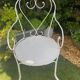 Pair of wrought iron armchairs 1950
