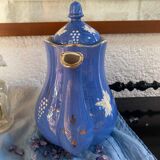 Old Sarreguemines earthenware coffee maker