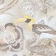 Painted canvas depicting toucans. Contemporary work.