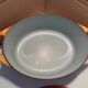Vintage cast iron casserole orange 38.5 cm