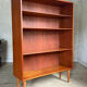 Vintage Scandinavian teak library by Borge Mogensen