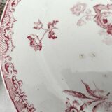 Lot de 5 assiettes plates début 20e Sarreguemines Modèle Fontanges