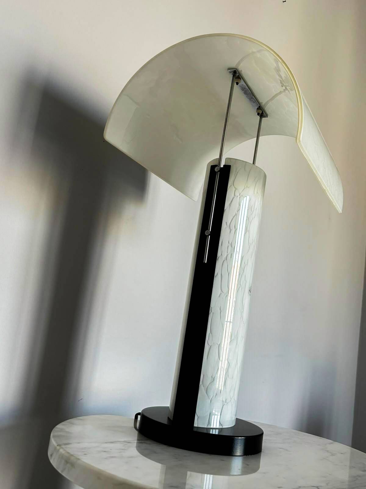 Lampada in Vetro di Murano Firmata Zonca, Italia 1980s, ottimo stato di conservazione.