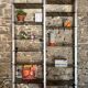 Modular metal and glass bookcase for Roche Bobois, 1970