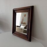 Antique wooden mirror
