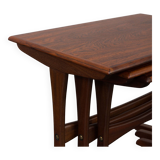 Kai Kristiansen rosewood nesting tables for Vildbjerg Möbelfabrik, Denmark 1960s