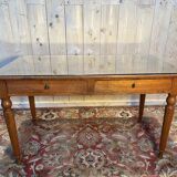 Louis Philippe style oak desk or table