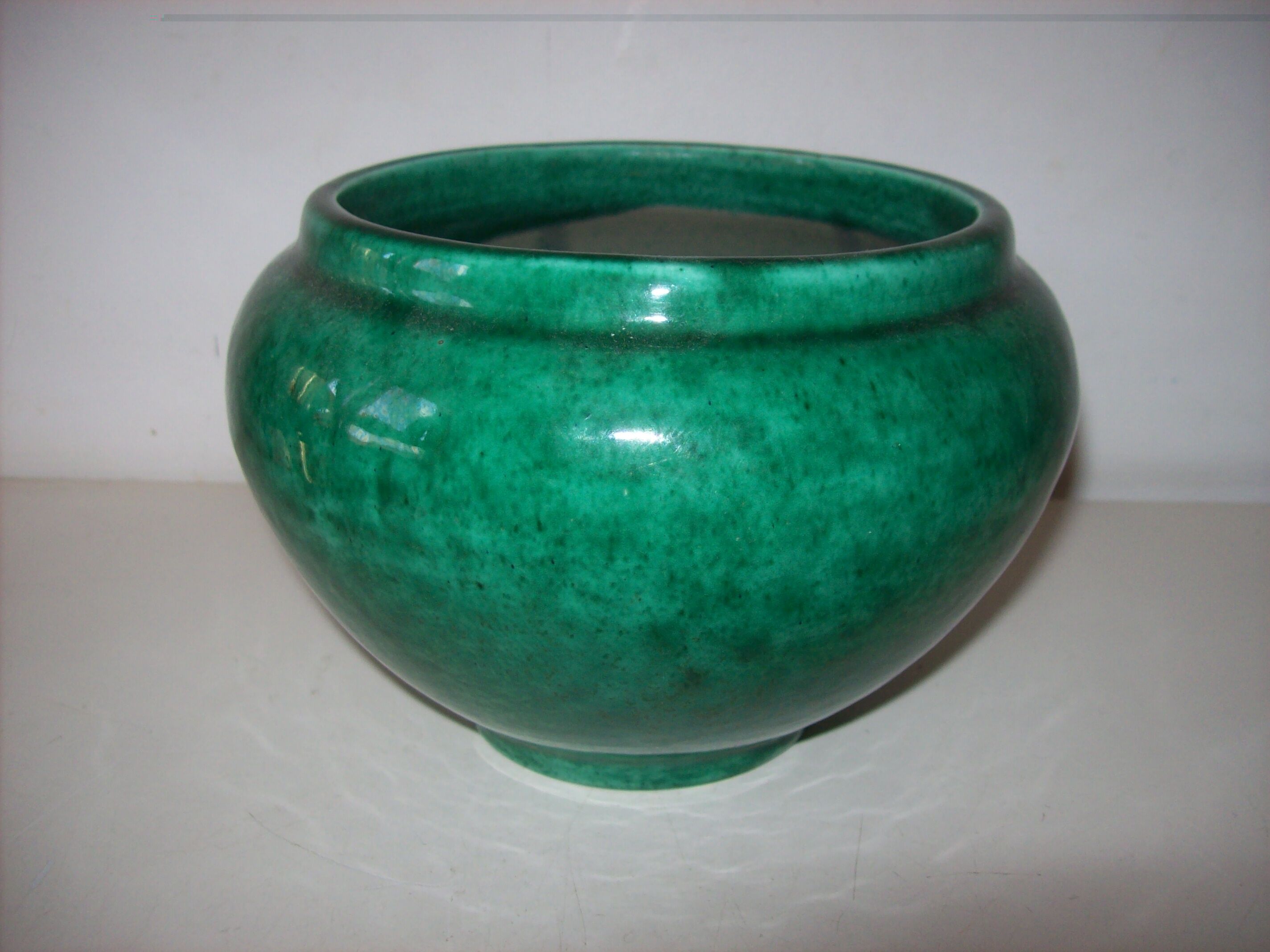 Ceramic pot cover signed jérome massier