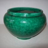 Ceramic pot cover signed jérome massier