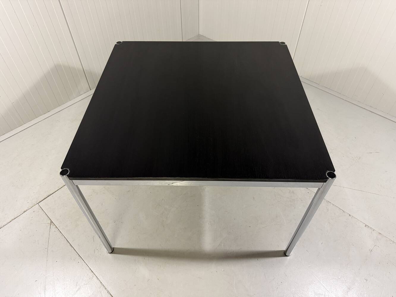 USM Haller dining table in black ash, Fritz Haller 1980’s