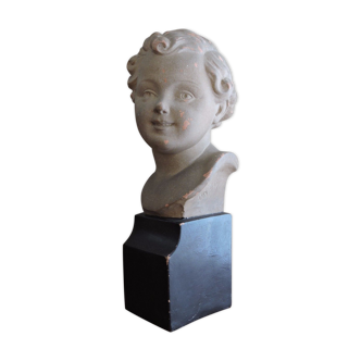 Sculpture cherub bust by Madem