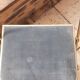 Lot de 4 chaises  pliantes - dossier et assise vert d'eau - structure métal doré -Chaisor