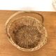 Natural wicker presentation basket