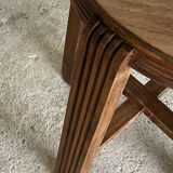 Set of 6 wooden stools