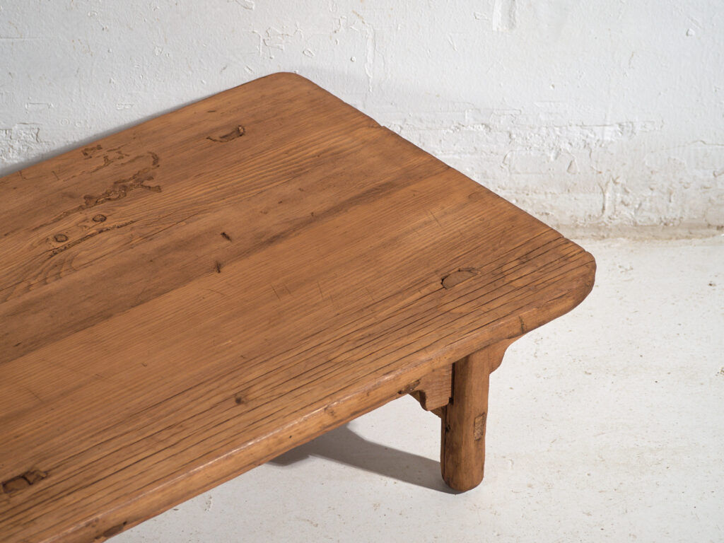 Antique pine coffee table – China, circa 1930