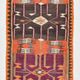 4x12 Kilim Multicolor Rare Size Pattern Kilim Rug, 113x364Cm