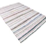 5x8 Colorful Soft Color Turkish Kilim Rug,166x257Cm