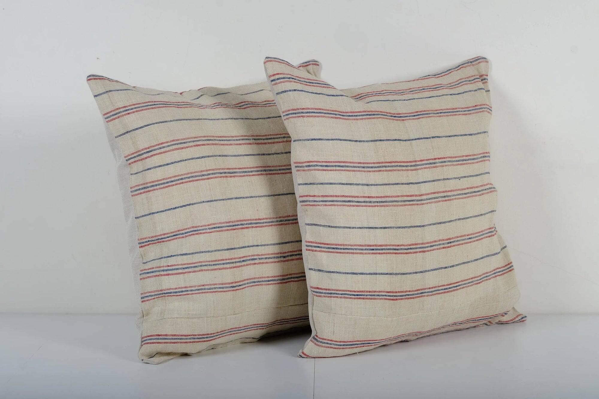 Set of 2 vintage Turkish cushion covers 51x51 cm