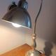 Chrome metal design table lamp – swan neck style
