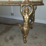 Onyx tray coffee table