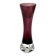 Ingrid Glashütte "Lord Nelson" burgundy vase, Germany 1960s