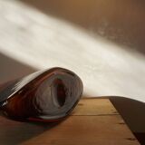 Vase contemporain en verre soufflé