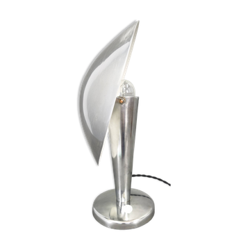 Bauhaus Chrome Table Lamp with Adjustable Shade, 1930s