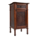 Sculptural Art Deco Nightstand in Dark-Stained Wood, Belgium 1930s