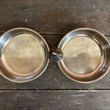 Vintage Double Silver-Plated Serving Dish Former Beggar