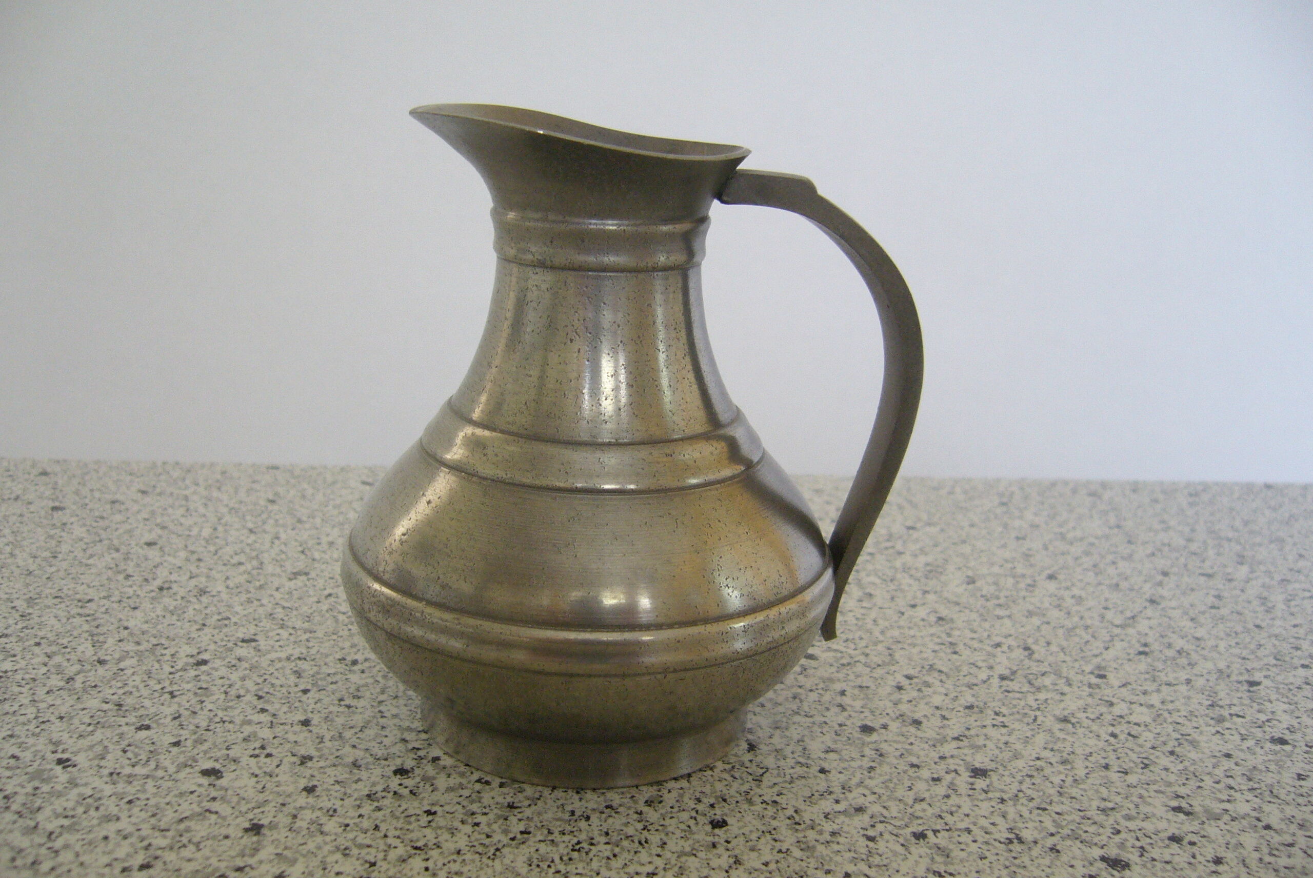 French Pewter Cream or Milk Pitcher