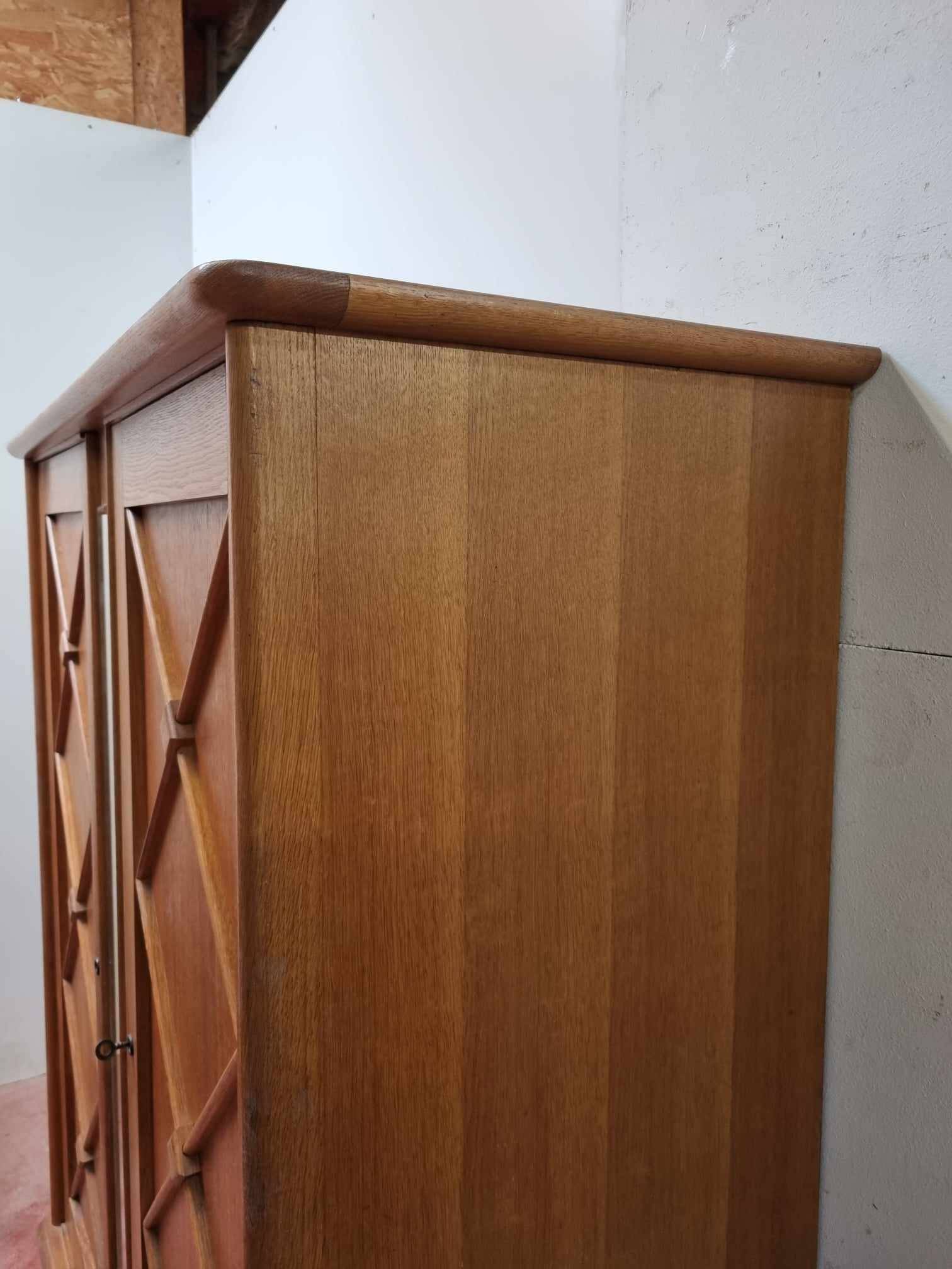 Cross-braced wardrobe