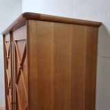 Cross-braced wardrobe