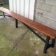 Farm table bench