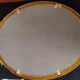 Louis XVI mirror in gold resin decorated with knots 44x62cm