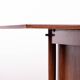 Danish extendable desk, Rosewood and Brass, model OS 51, Arne Vodder.