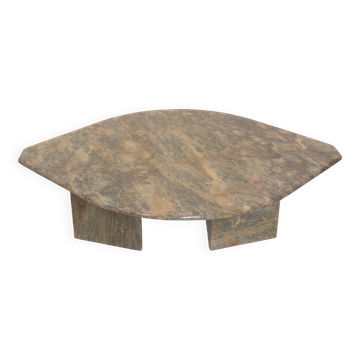Table basse vintage en onyx italien des années 1970