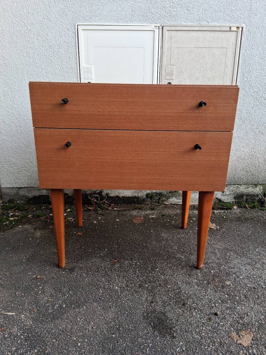 Vintage bedside table