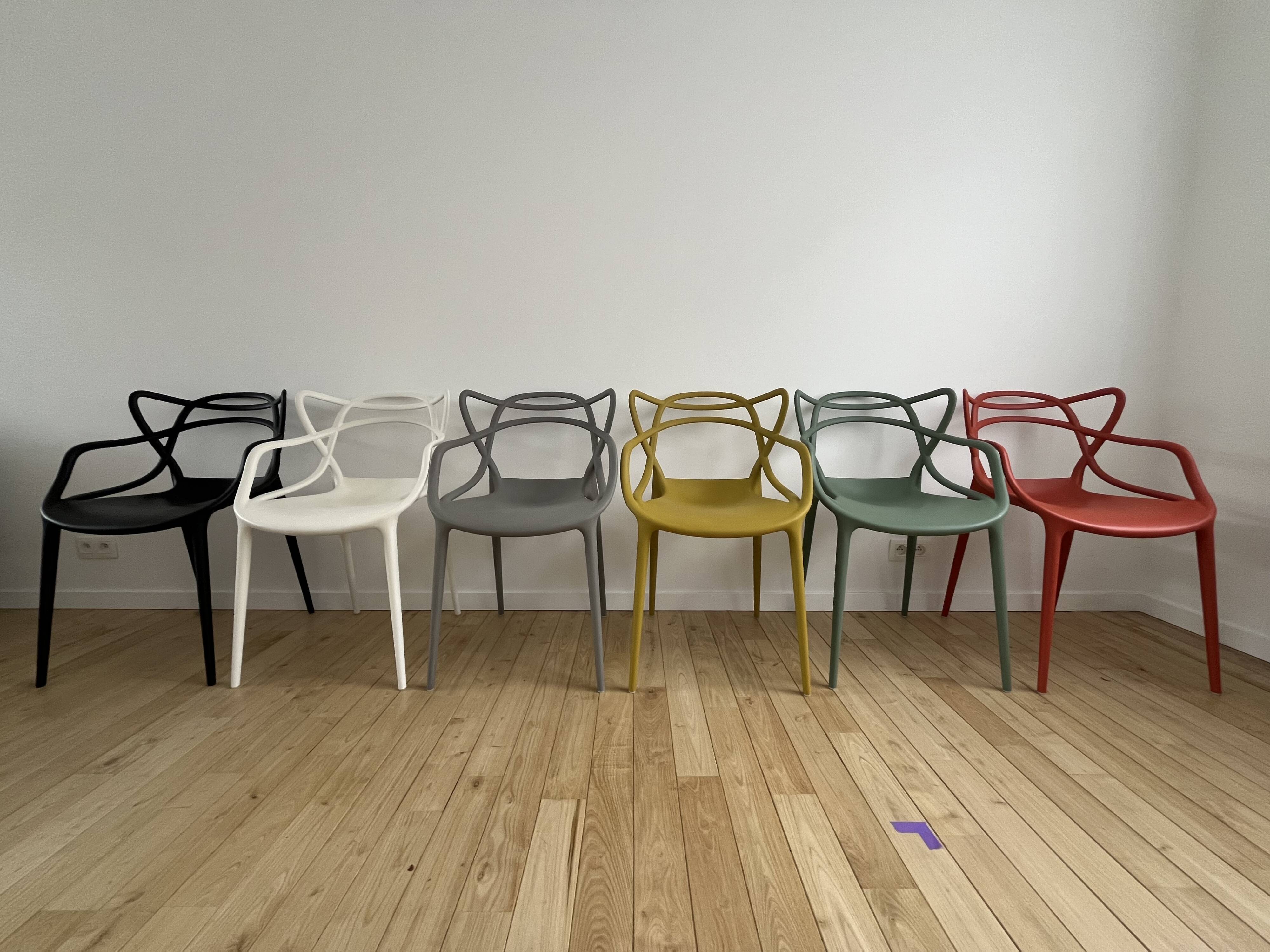 6 kartell masters chairs