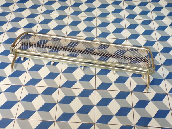 Portemanteau vintage façon porte-bagage d etrain