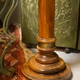 Wooden and brass harness