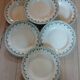 6 antique ironstone plates